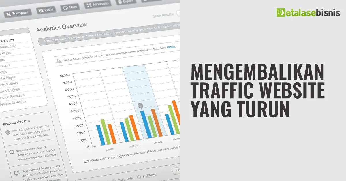 Cara Mengembalikan Traffic Website yang Turun